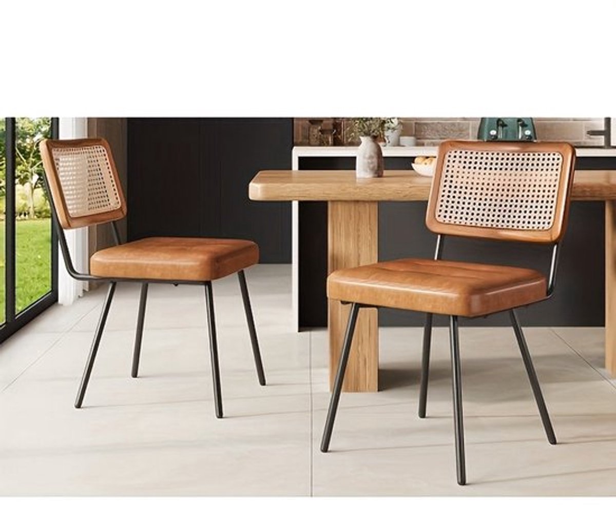 Eetkamerstoel – Stoel – Dining Chair – Zitstoel – Kamerstoel – Modern – Katoen Zitting – S