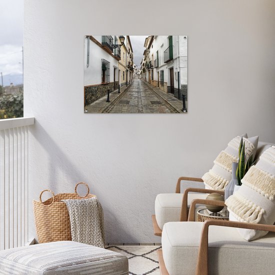 Affiche de jardin Les rues de Malaga sur la péninsule ibérique 80x60 cm - Toile de jardin / Toile d'extérieur / Peintures d'extérieur (décoration de jardin)