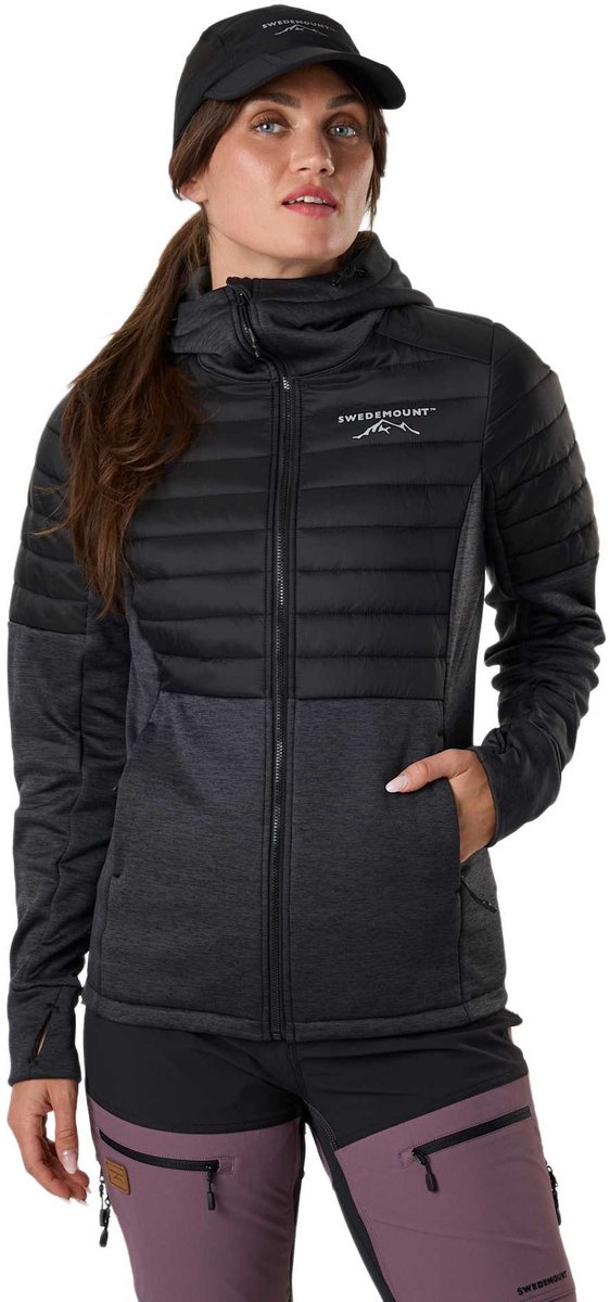 Swedemount Lofoten Hybrid Jas – Damesjas Zwart
