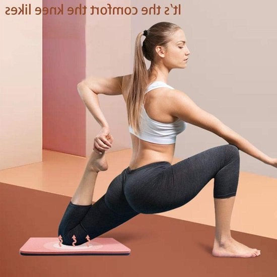 Dunne en lichtgewicht antislip yogamat voor yoga, pilates en fitnessoefeningen (34 * 17 * 0.8) — afbeelding 5