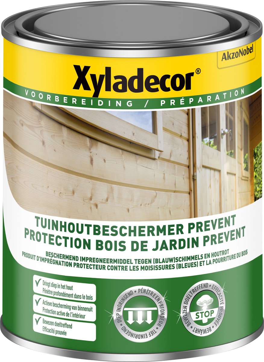 Xyladecor - Tuinhoutbeschermer Prevent - Kleurloos - 0,75 L
