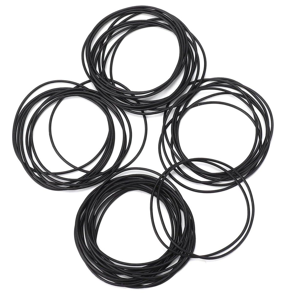 500 Stuks Rubber O-Ringen voor Horloge Achterdeksel, Waterdichte O-Ringen voor Horloge Reparatie en Onderhoud
