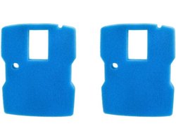 Vervangende sponspads voor vijverfilter, visveilig blauw schuim, wasbare reserveonderdelen voor helder water en optimale filtering, compatibel met All-in-One systemen