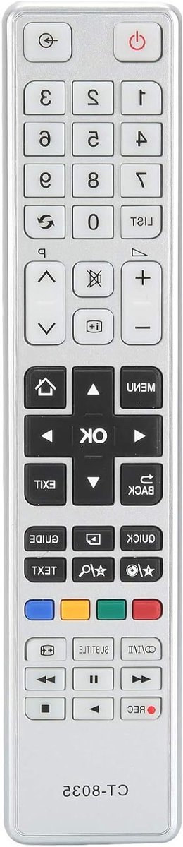 Vervangende TV afstandsbediening voor Toshiba televisies, geschikt voor modellen 32L3433, 32L1543 en 40L5435, eenvoudig in gebruik en betrouwbaar