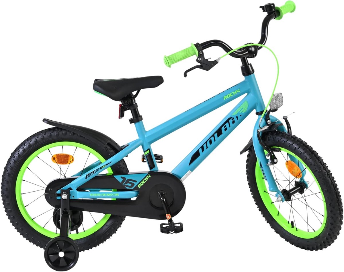 Kinderfiets sfiets sfiets Leren fietsen Zijwieltjes inbegrepen 40 cm Groen