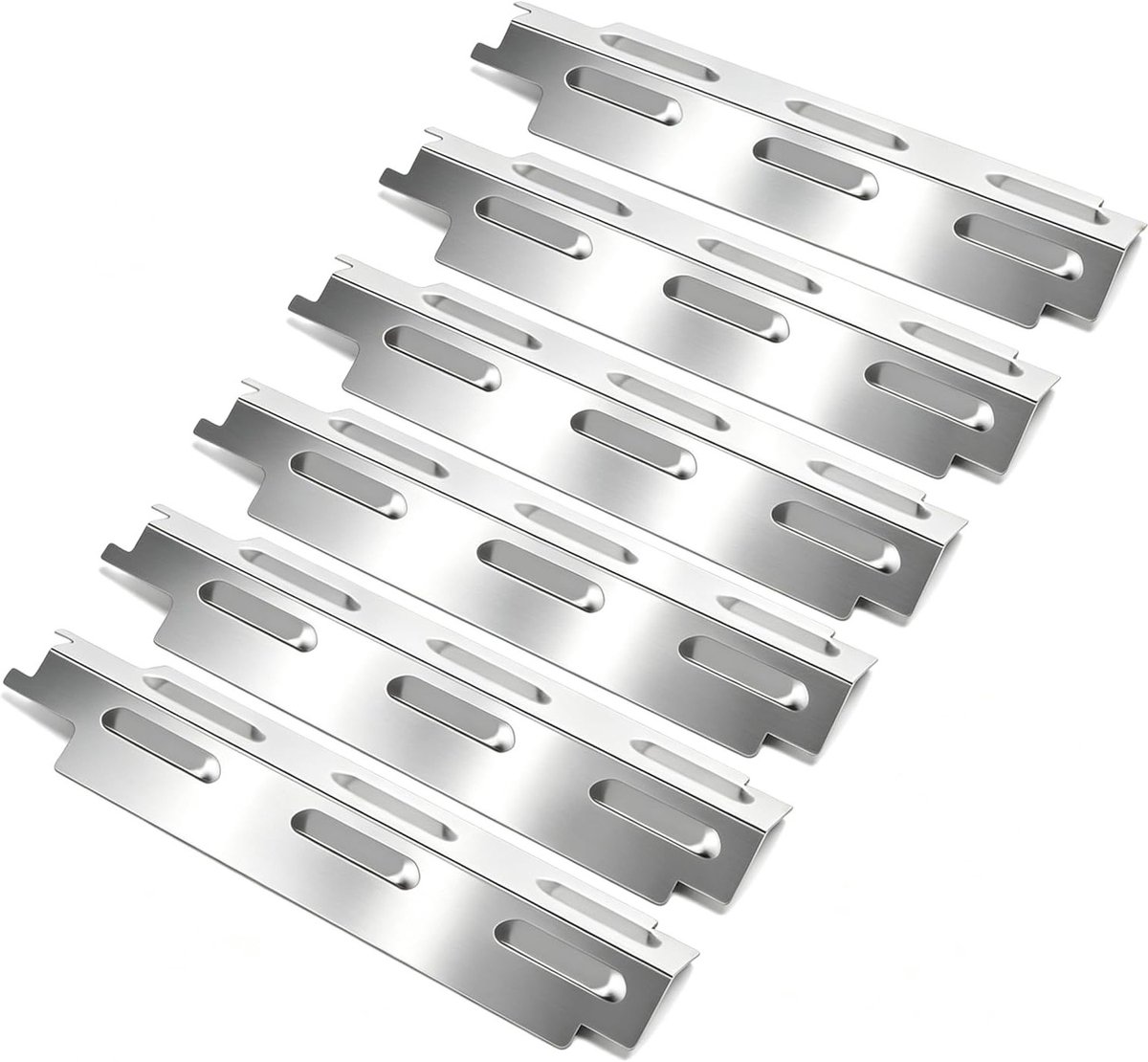 RVS Branderkap 35.5CM voor Gasgrill, Vervangende Flame Distributor, BBQ Accessoires voor 4