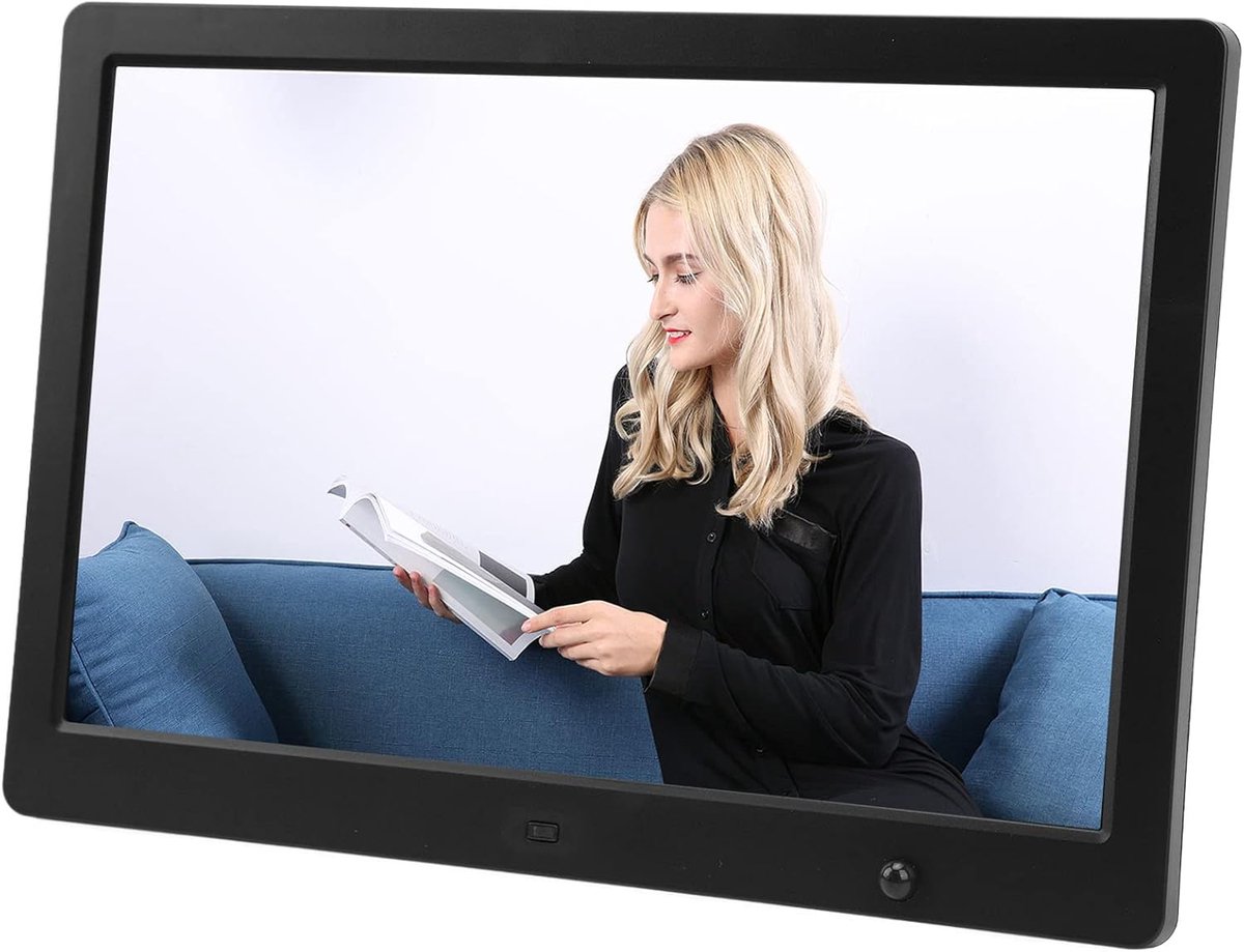 Digitale Fotolijst - Smart Display - Foto's Tonen - Bewegingssensor - 13 Inch - Zwart