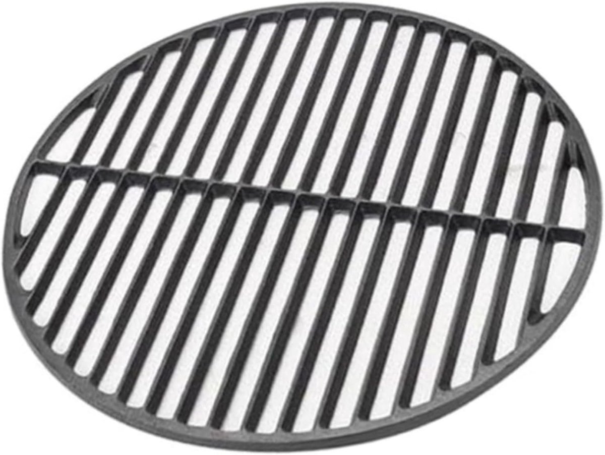 Rond Grillrooster - Gietijzeren Rooster - Gelijkmatig Bradend - Hoge Temperatuur Bestendig - 17 cm - Zwart