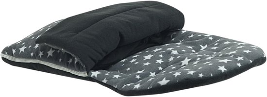 Universele Fleece Voetenzak Grijs Ster - Geschikt voor Kinderwagens en Buggy's van Universele — afbeelding 4