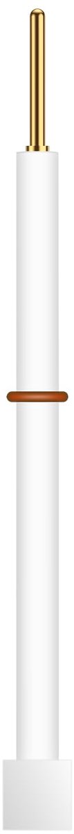 Nikkel Elektrode - Elektrolytische Cel - Laboratorium Onderzoek - Met PTFE Behuizing - 10x10x0.1 mm