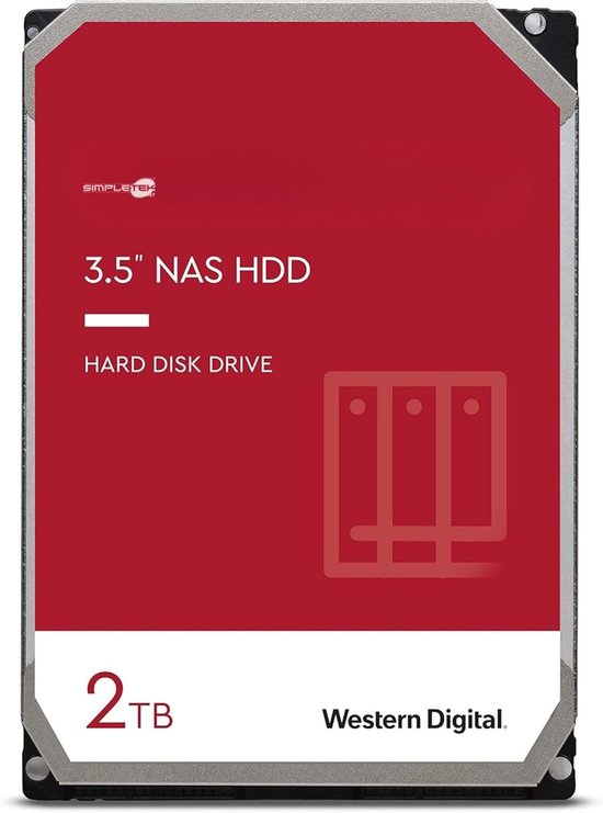 Interne Harde Schijf - Opslag Medium - NAS Systemen - Geoptimaliseerd voor 24/7 - 35 inch - Grijs van Interne Harde Schijf — afbeelding 3