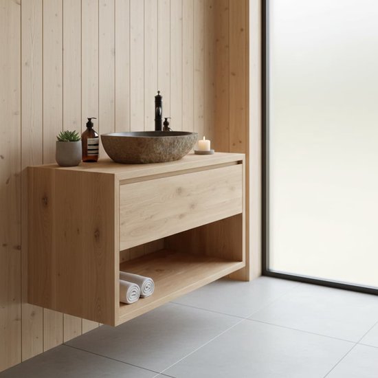 Teakea Massief Eiken Badmeubel 60 cm