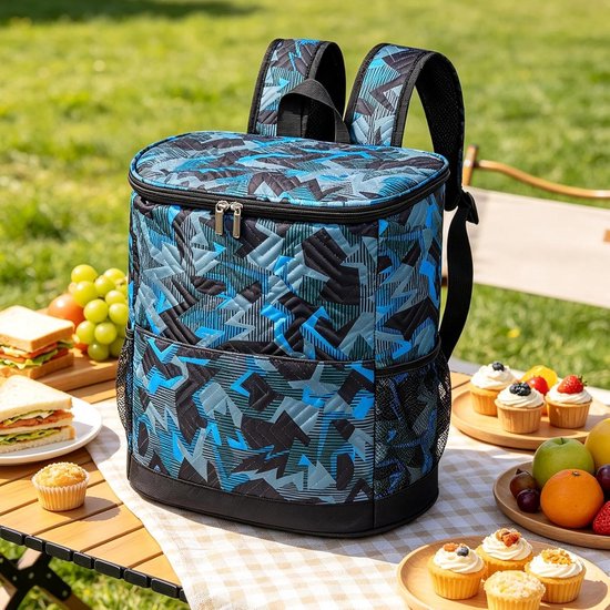 Geïsoleerde Koeltassen - Lekdichte Opvouwbare Box - Reis Cooler Bag - Voor Buiten, Golfen, Picknicken, Het, Kamperen, Wandelen, Roadtrips, Werk, Het Zwembad, Vrachtwagen En De Auto — afbeelding 2