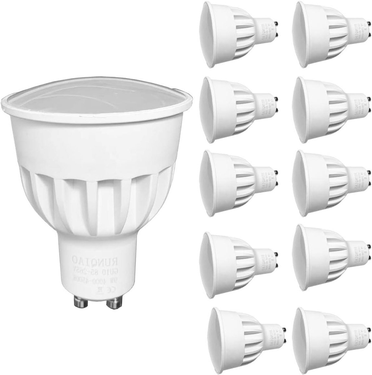 LED Lampen - Spots - Verlichting - Energiebesparend - 10 Stuks - Naturel Wit