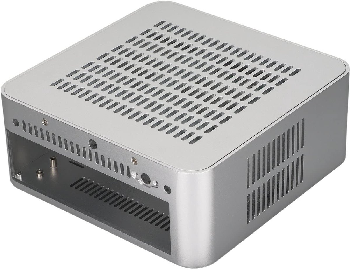 Dailygoods- Computerbehuizing Mini ITX - Desktopbehuizing - Gaming-pc-behuizing - Duurzaam Aluminium - Goede Warmteafvoer - Geschikt voor Thuisgebruik