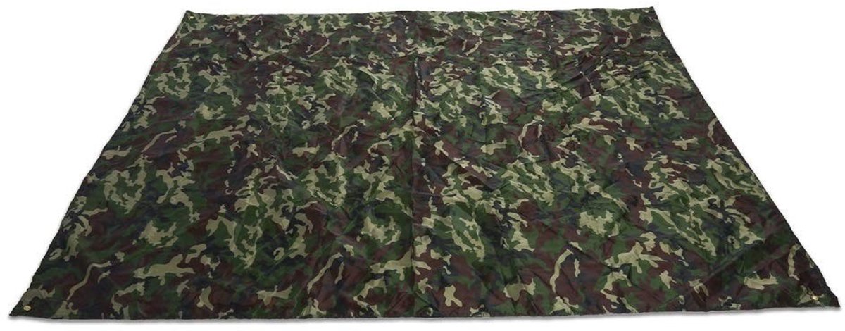 Dailygoods- Tarp Waterdicht - Campingzeil - Draagbaar - Lichtgewicht - Multifunctioneel - Maat: 2 x 2M - Tentzeil