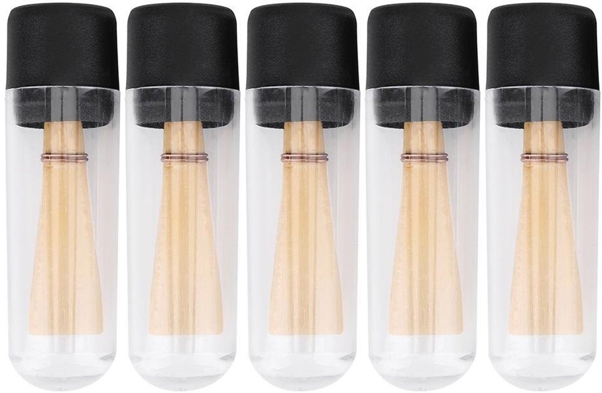 Dailygoods- Fagotriet Professionele Kwaliteit - 5 Stuks - Medium Sterkte - Bamboe - Duurzaam - Rijk Donker Geluid - Riet