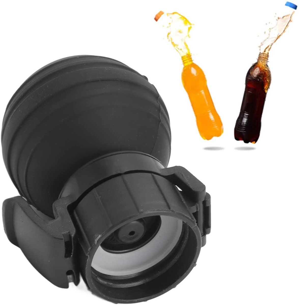 Dailygoods- Flesdeksel Siliconen Lekvrij - Koolzuurhoudende Drank