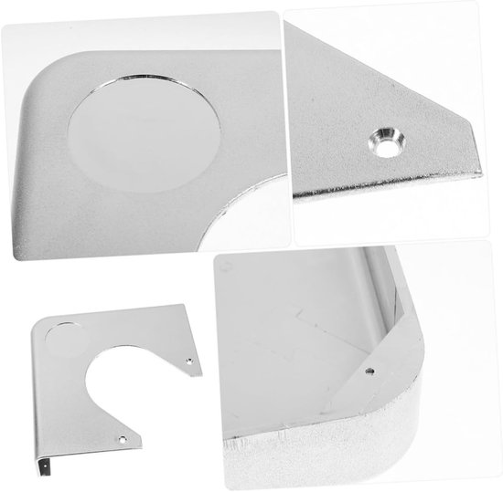 Biljarttafel Hoekplaten - Pooltafel Accessoires - Spelverbetering - Precisie Vervaardigd - 18.2 x 18.2 x 4 cm - Zilver — afbeelding 5