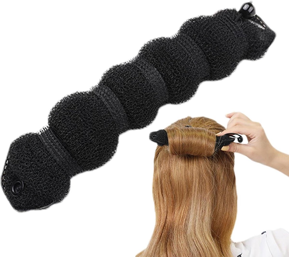 Haarknotmaker - Haarstyling Tool - Elegante Kapsels - Flexibel Herbruikbaar - 18 x 5.2 cm - Niet gespecificeerd