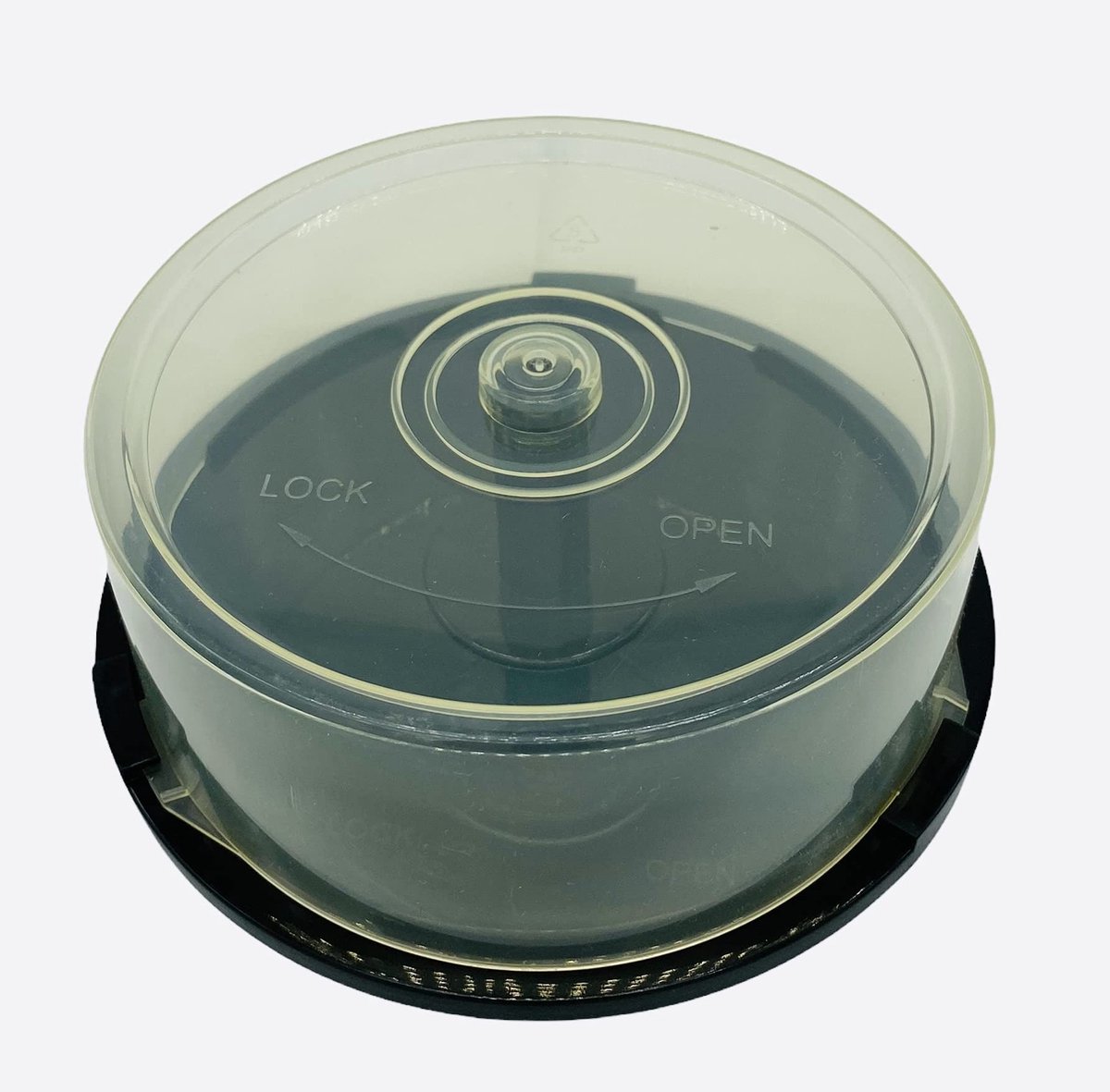 Dailygoods- CD Houder - Transparante Plastic Houder voor 25 CDs - CD Opslag - Cakebox - Set van 5 Stuks - Geschikt voor DVDs