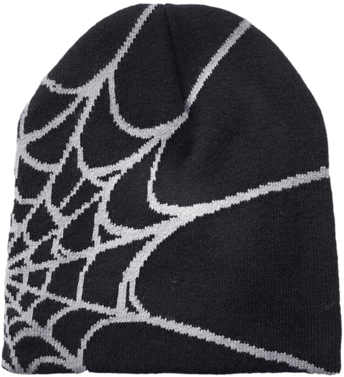 Dailygoods- Spinnenwebmuts - Gebreide Beanie - Casual Hip-Hop Muts - Warme Muts - Unisex - 21 x 22 cm