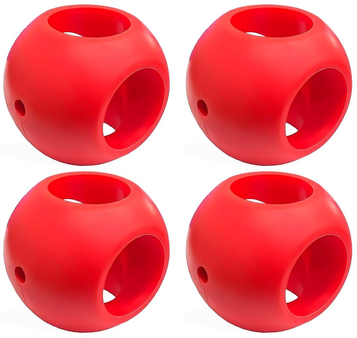 Dailygoods- Wasballen 4 Stuks - Kalkaanslagwerend - Vaatwasmachine - Herbruikbaar - Vermindert Wasmiddel - TPR + Magneet