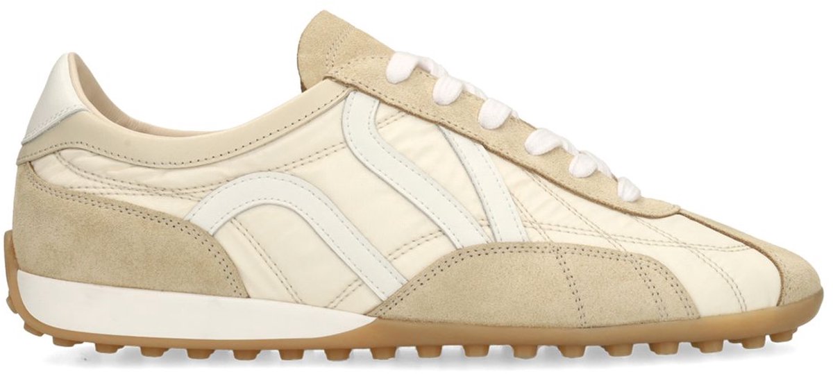 Sacha - Dames - Beige suède sneakers - Maat 41