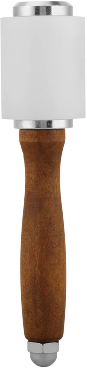 Dailygoods- Nylon Hamer - Stevige Roestvrijstalen Constructie - Houten Handvat - Comfort Grip - Geschikt voor Lederwaren - Perfect voor Knutselen - Lederen Hamer