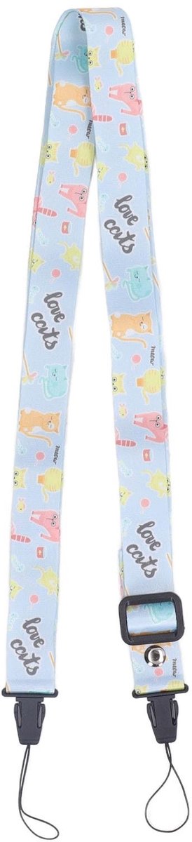Dailygoods- Schouderriem 1,2 M - Verstelbaar - Multifunctioneel - Compatibel met Camera's - Eenvoudige Demontage - Bedrukt Patroon - Camera Strap
