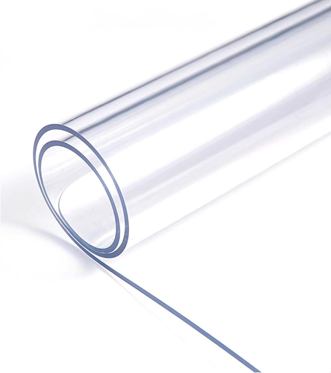 Tafelbeschermer - Vinyl Dekzeil - Bureau Beschermen - Waterdicht PVC - 100x200 cm - Transparant
