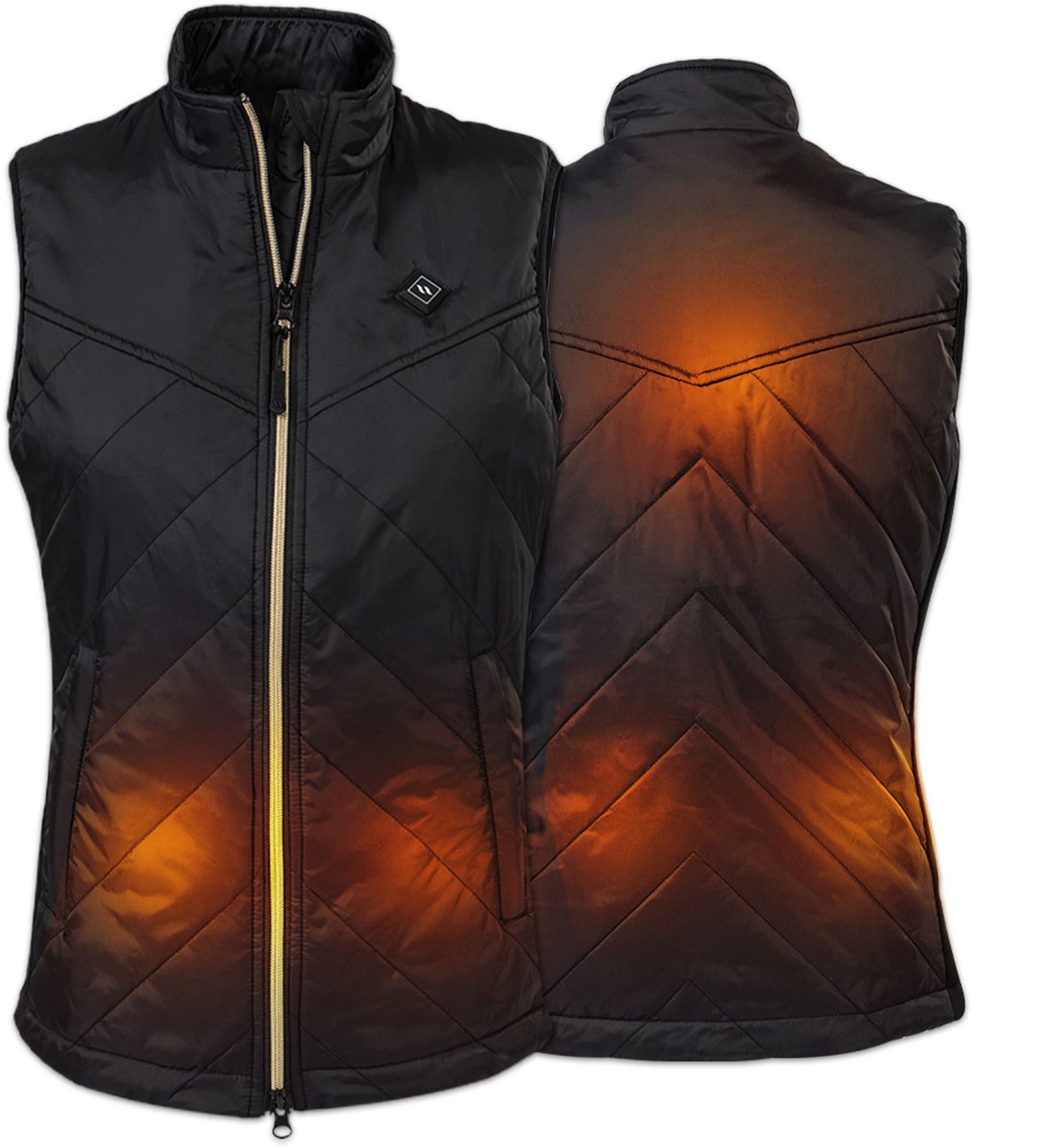 Back on Track Verwarmde Bodywarmer Etna Dames Zwart
