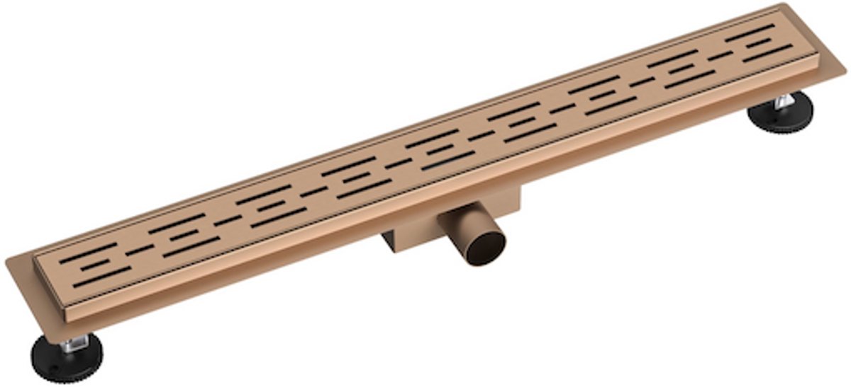 LINEA UNO - Alfa 80x7cm - Koper - Douchegoot - - 991259