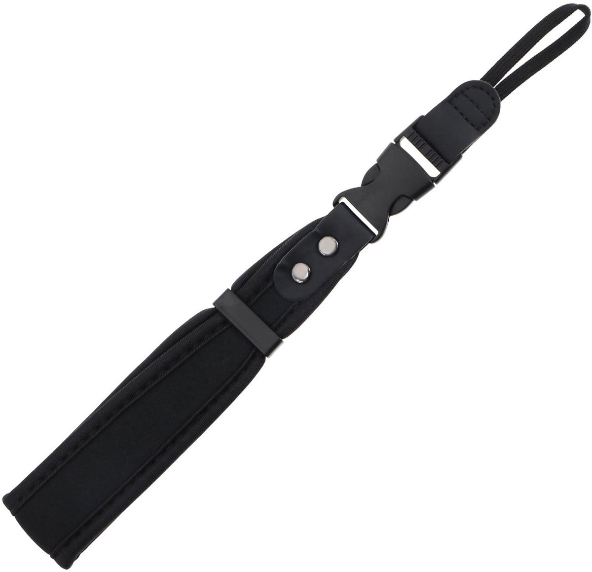 Dailygoods- Polsband Zachte Neopreen 29,5 cm - Camera Polsband - Camera Strap - Stevige Snelsluiting - Lichtgewicht - Comfortabel Handkussen