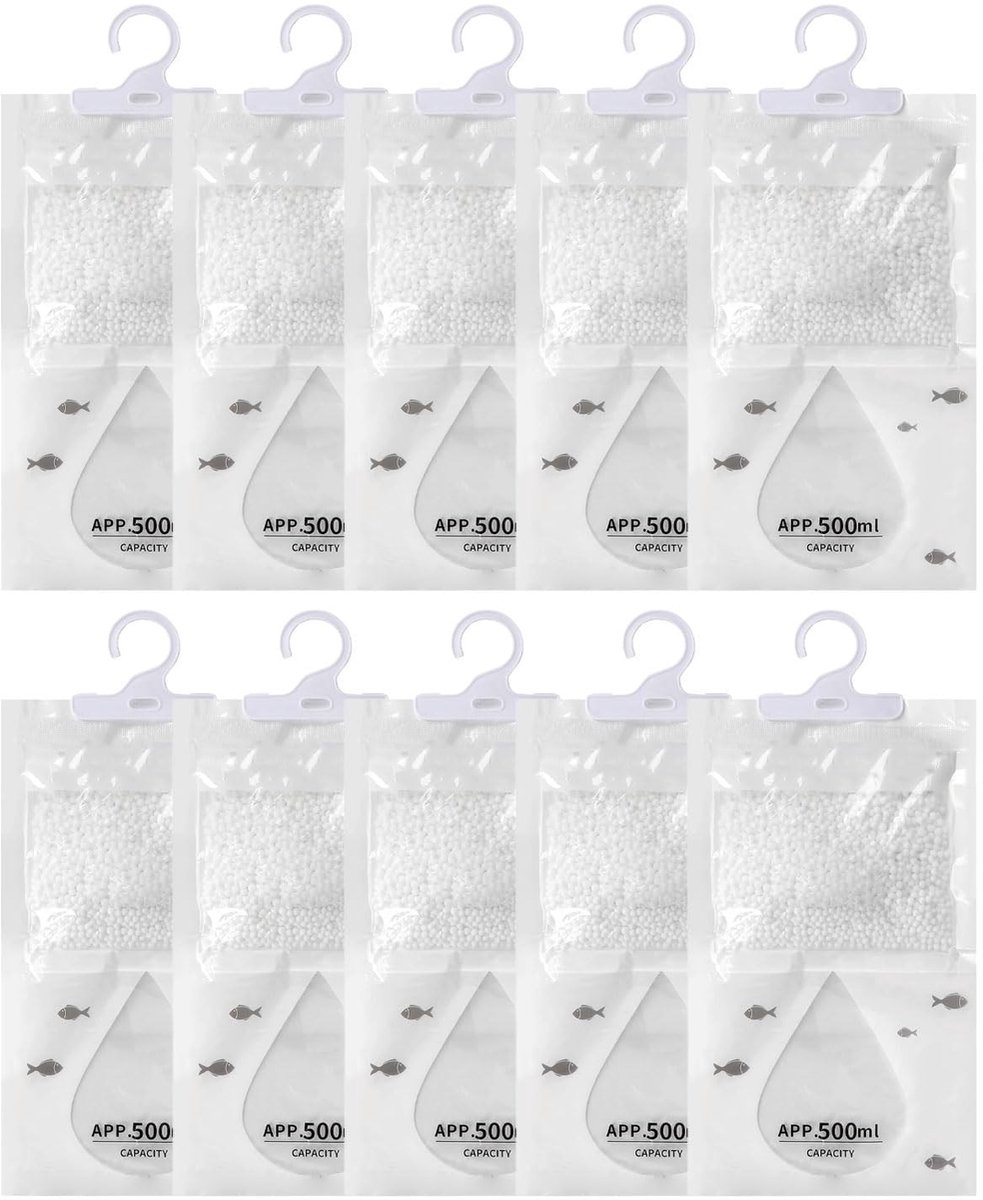 Dailygoods- Vochtigheidsabsorber 10 Pack - Kledingkast Ontvochtigingszakken - Vochtvreter