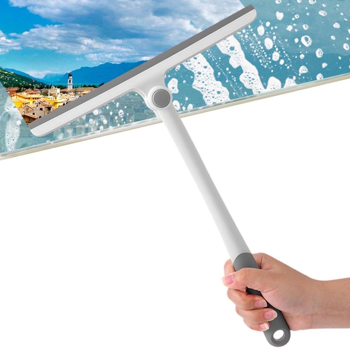 Raamtrekker - Reinigingsgereedschap - Streepvrij Reinigen - Ergonomische Greep - 275 x 35 cm - Enkele Attribuut