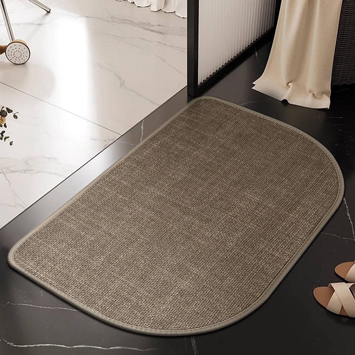 Binnenmat, antislip, absorberend, wasbaar, Geschikt voor gangen (khaki, 40*60 cm).