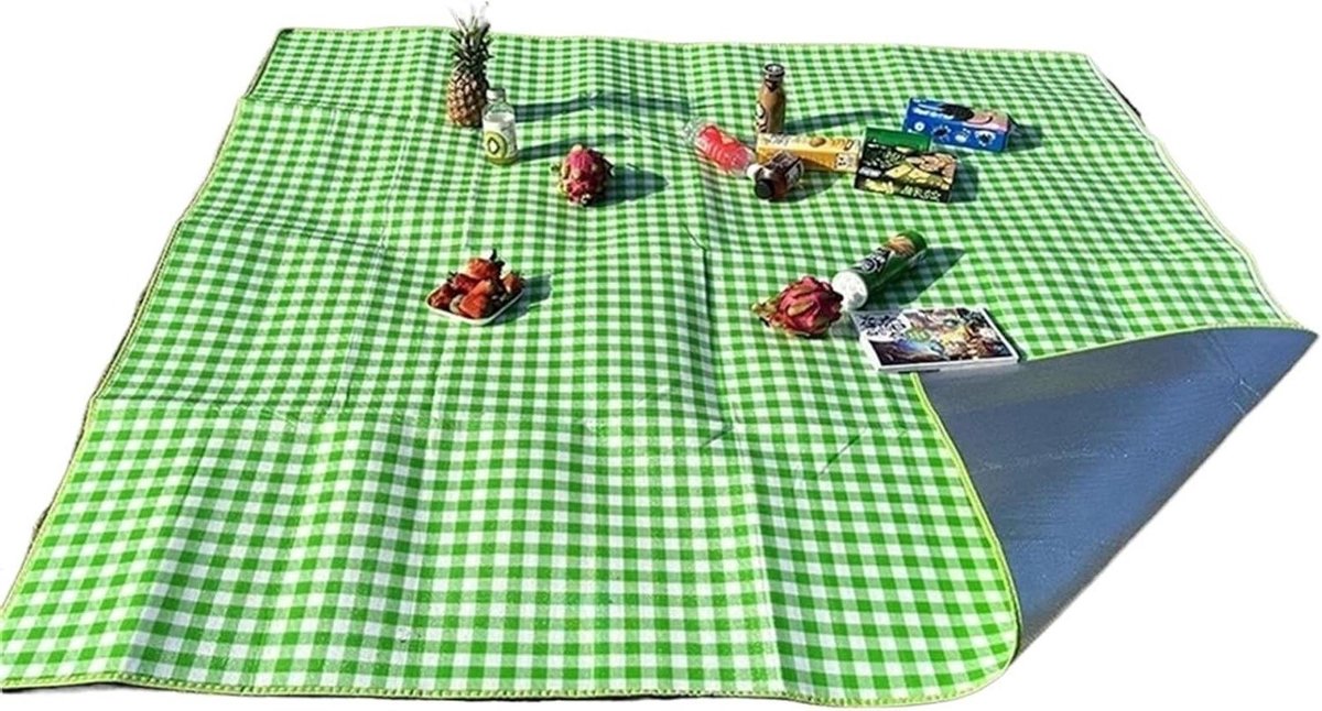 Buitentapijt Waterdicht - Camping Mat - Comfortabel Ontspannen - Lichtgewicht Draagbaar - 150 x 200 cm - Geel