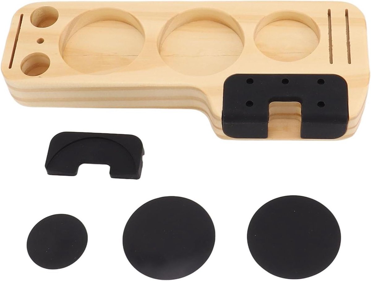 Koffie Tamper Houder - Tamping Station Pad - Koffie Bereiden - Ruimtebesparend Ontwerp - 26 x 11 x 4 cm