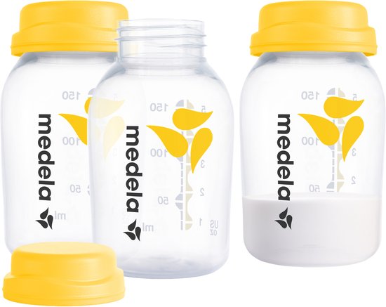 Medela Moedermelk Bewaarflesjes – BPA‑vrij – 150 ml – Set van 3x 150 ml