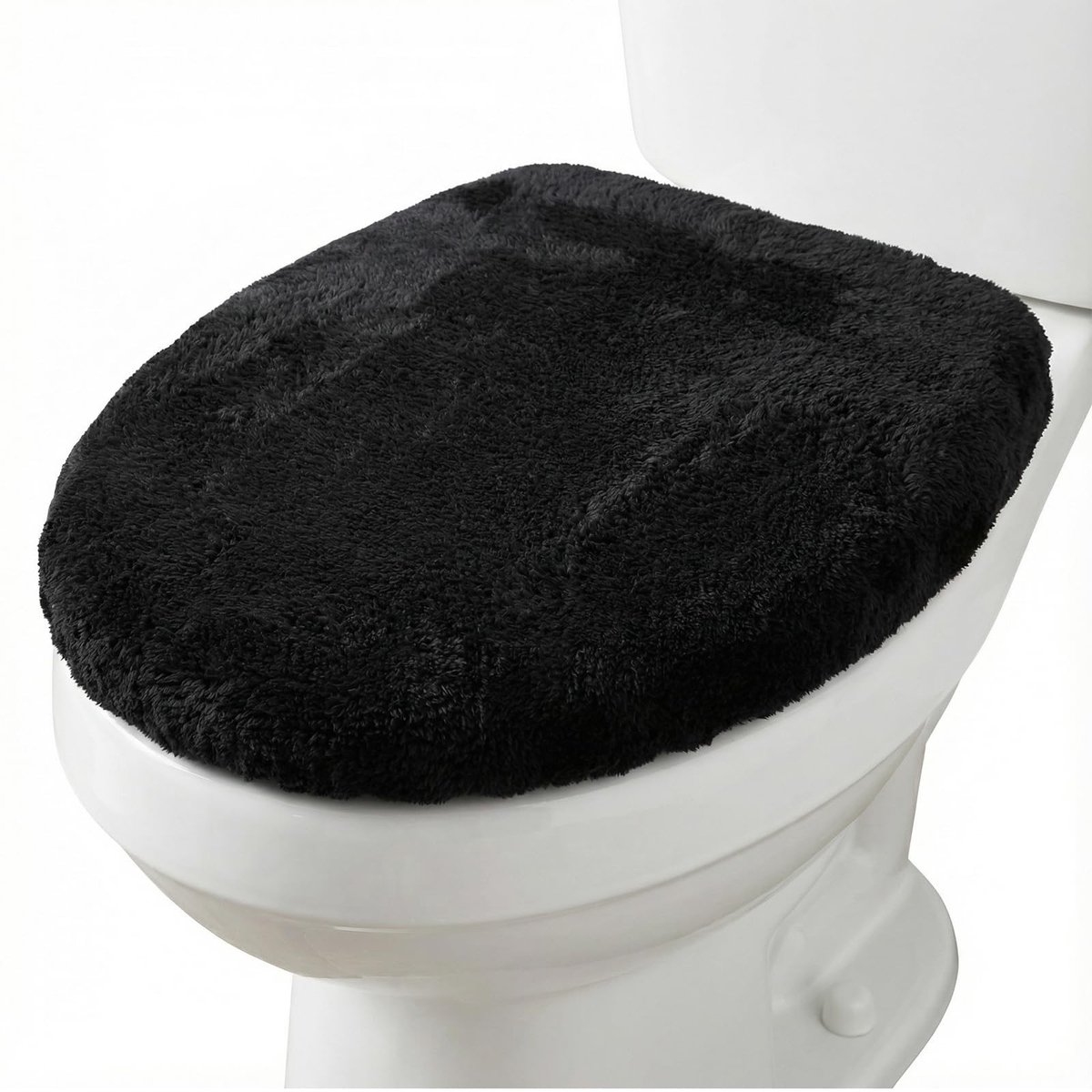 Dailygoods- WC-Dekselhoes Zacht - Fluwelen Hoes - Standaard Toiletbril - 38 x 29 cm - Bescherming - Comfortabel Oppervlak - Toiletbrilhoes