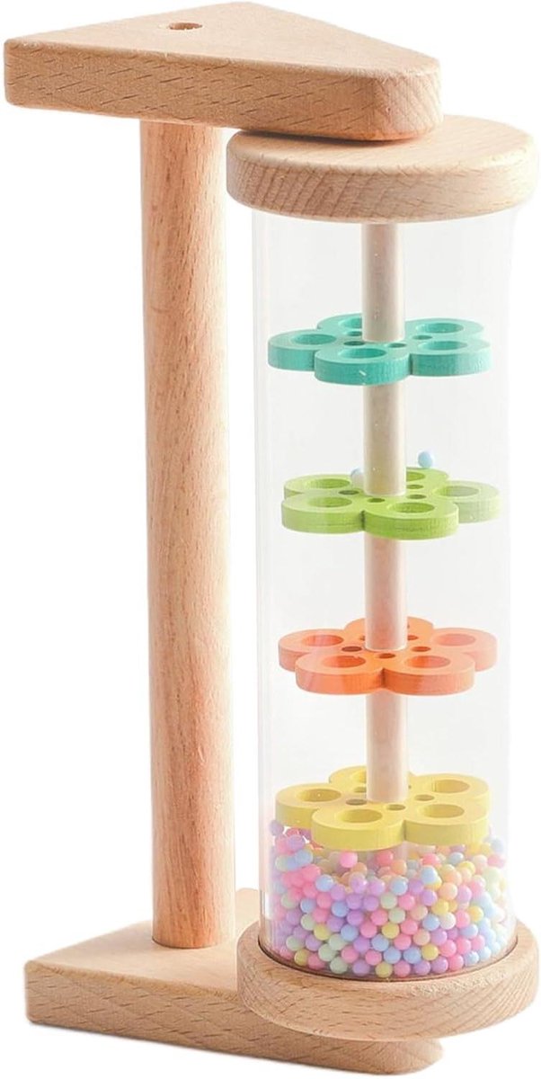 Regenstok Baby - Muziek Speelgoed - Zintuiglijke Ontwikkeling - Robuuste Hout PP Constructie - 20 cm - Niet gespecificeerd