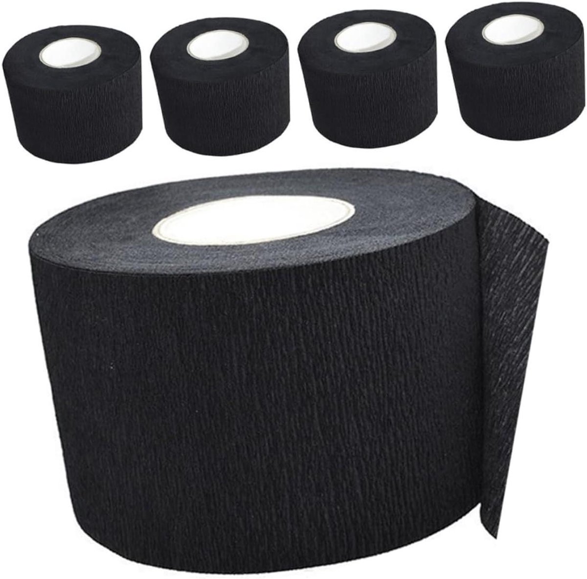Nek Strips - Haarbanden Kappers - Kappersbehandelingen - Elastisch Materiaal - 5 Stuks - Zwart