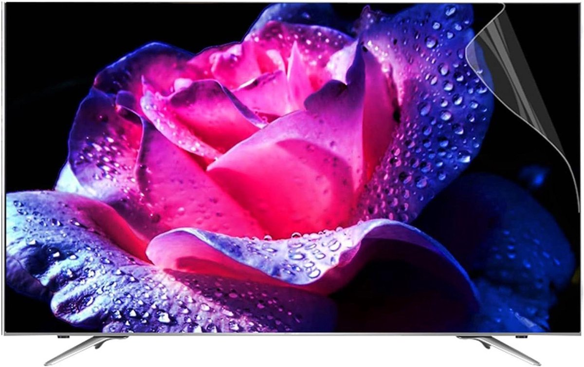 Schermbeschermer TV - Blauwlichtfilter Film - Oogcomfort Verhogen - Mat Ontspiegeld - 32-75 inch - Transparant