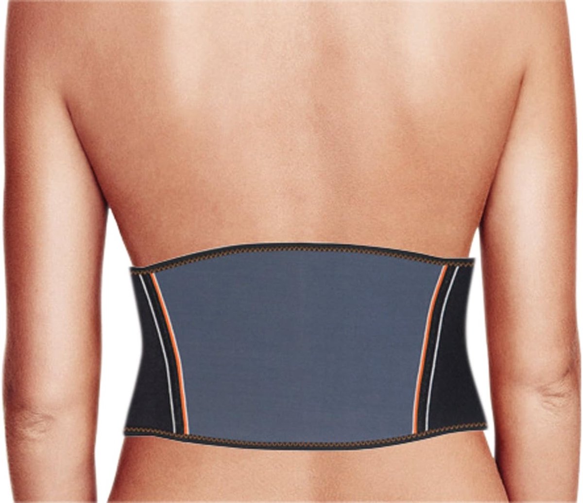 Compressie Riem - Buikgordel Steun - Revalidatie Ondersteuning - Flexibel Neopreen Materiaal - Taille 61-91 cm - Zwart