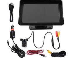 4K Dash Cam - Auto DVR Recorder - Veilige Rit - Draadloze CarPlay Android Auto - 7 Inch Scherm - Zwart