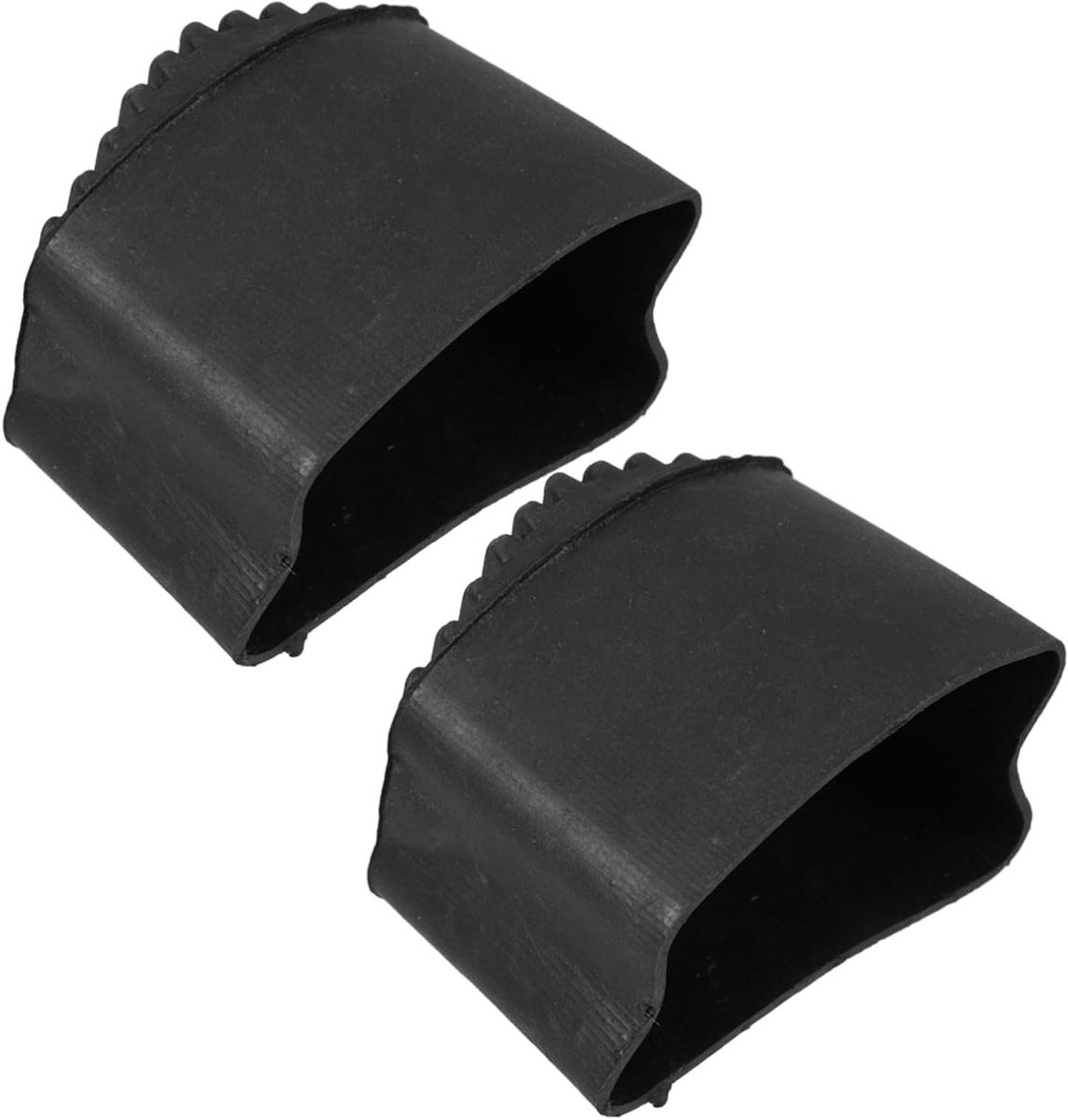 Laddervoethoezen - Ladder Accessoires - Veilig Werken - Verdikt Ontwerp - 6 x 45 x 4 cm - Zwart