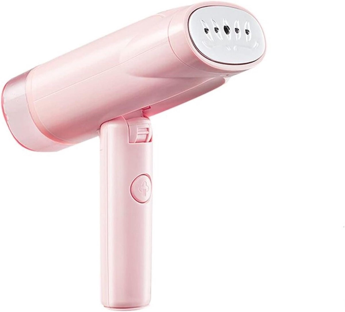 Handstomer Kleding - Stoomstrijkijzer Reisstomer - Snel Kreukels Verwijderen - Compact Opvouwbaar - 140ML Tank - Roze
