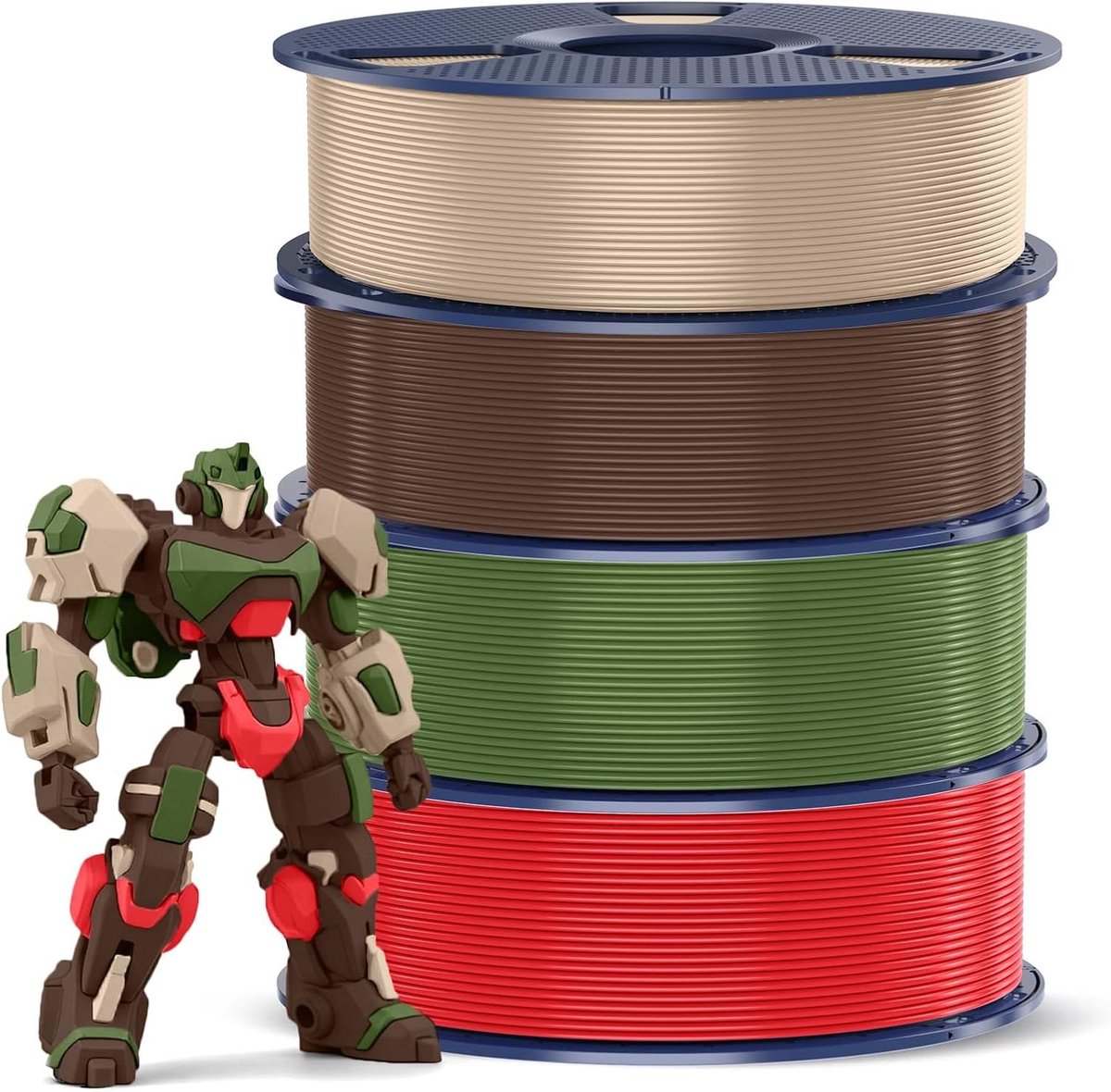PETG Filament - 3D Printer Draad - Objecten Printen - Hoge Slagvastheid - 4 kg - Multicolor