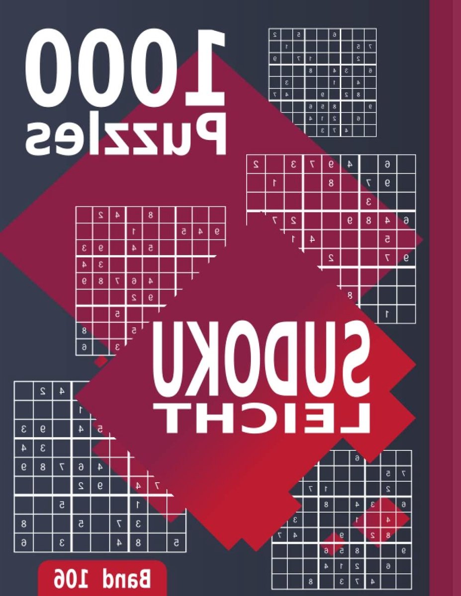 Sudoku Puzzelboek - Denksport Boek - Hersenen Trainen - 1000 Puzzels - Groot Formaat - Niet Van Toepassing